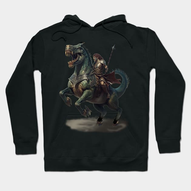 Jurassic Woad Hoodie by LikeABith